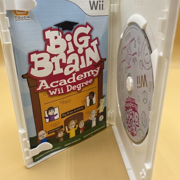 Big Brain Academy: Wii Degree (Nintendo Wii, 2007) - Complete w/ Manual. - Picture 3 of 4